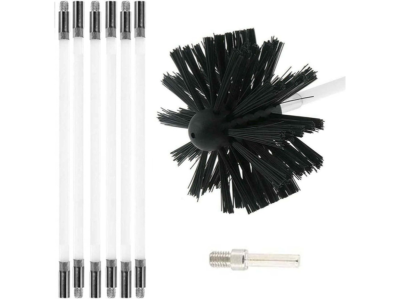 Chimney Cleaning Brush Kit
