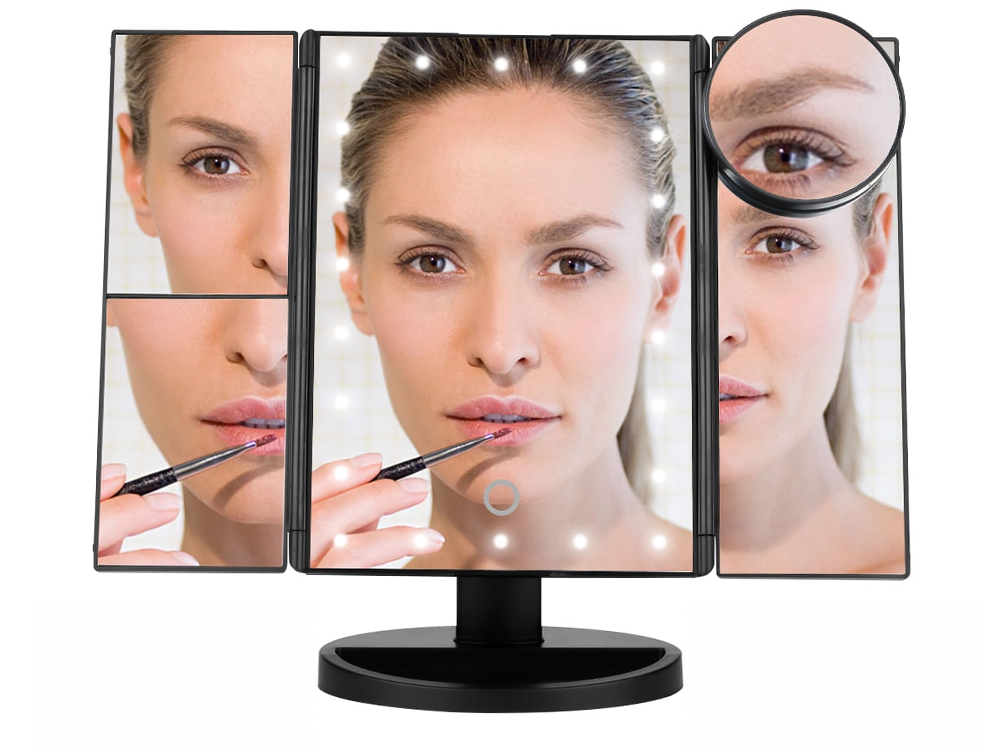 LED Makeup Mirror with Smart Touch Control