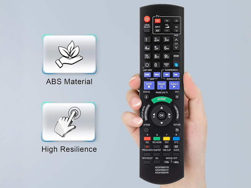Replacement Remote for Panasonic Blu-ray Disc Players