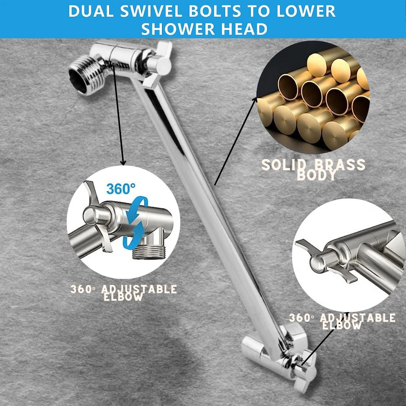 Shower Head Extension Arm