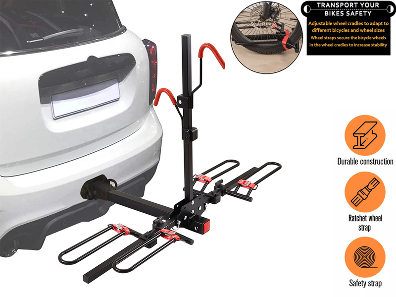 2 E Bike Rack Vehicle Electric Bicycle Rear Carrier Holder Stand