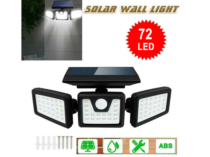 utdoor Solar Motion Sensor Light 74LED