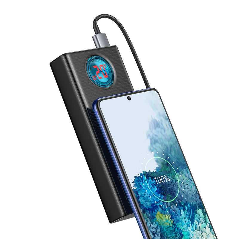 Power bank 30000mAh included USB-C to USB-C charging cable