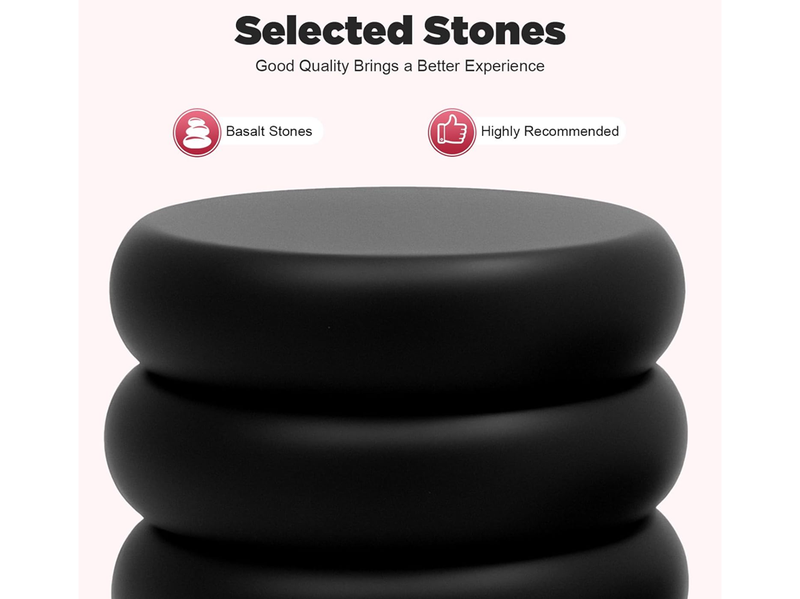 Hot Stones Massage Set with Warmer