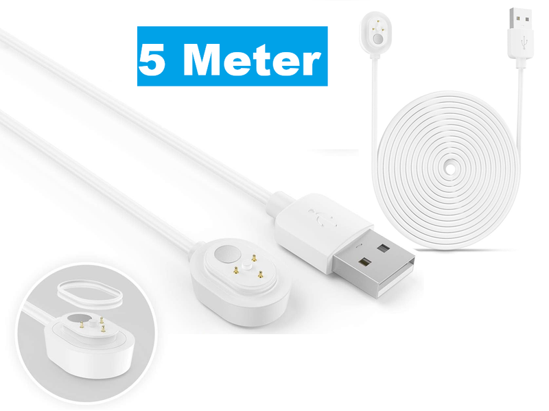 Charger Cable for Arlo Pro 3 Pro 4 Pro 5S Ultra 1 Ultra 2 Go 2