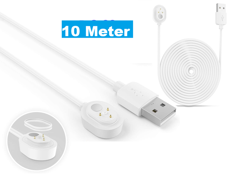 Charger Cable for Arlo Pro 3 Pro 4 Pro 5S Ultra 1 Ultra 2 Go 2