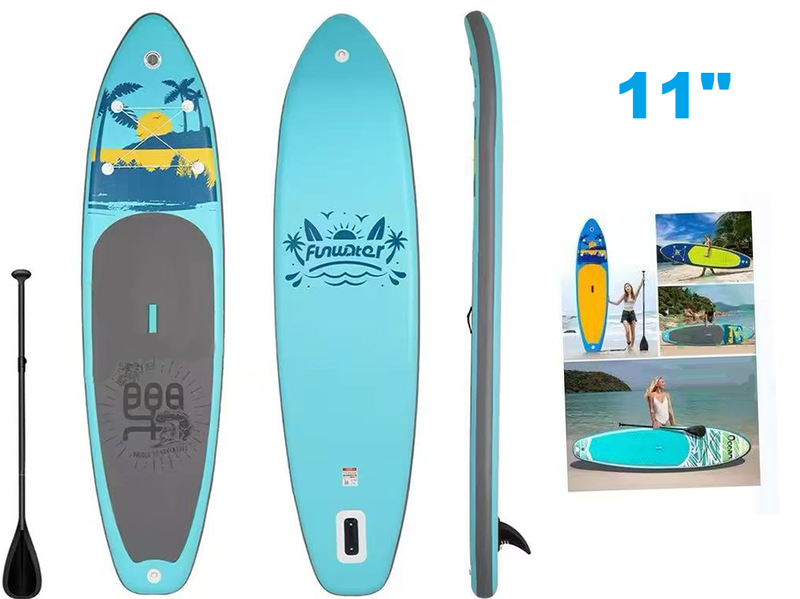 11ft' Inflatable Stand Up Paddle Board Surfboard SUP