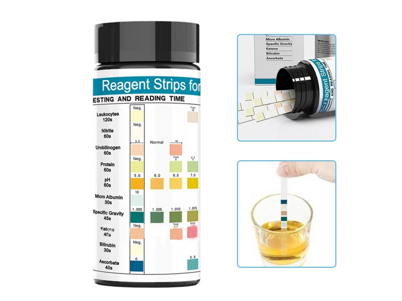 Urine PH Test Strips Protein Ketone Testing Strip