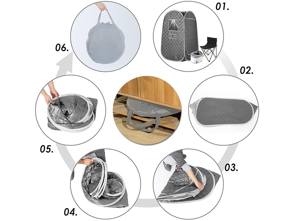 Portable Steam Sauna Personal Home Spa