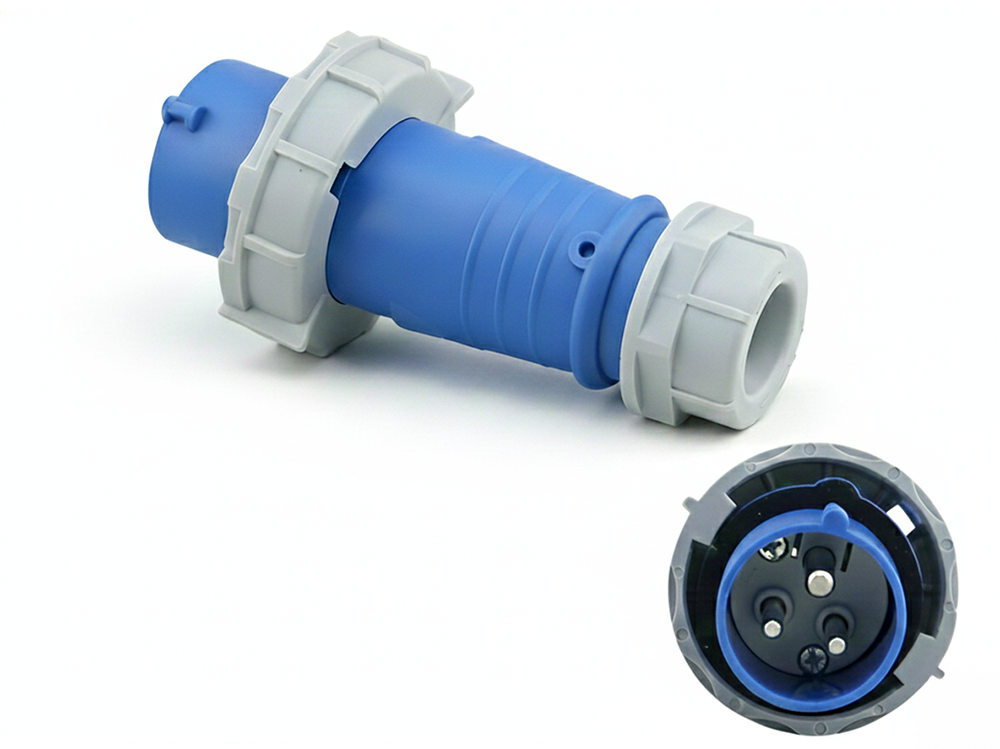 Caravan Lead connector plug (Male) 16A - IP67