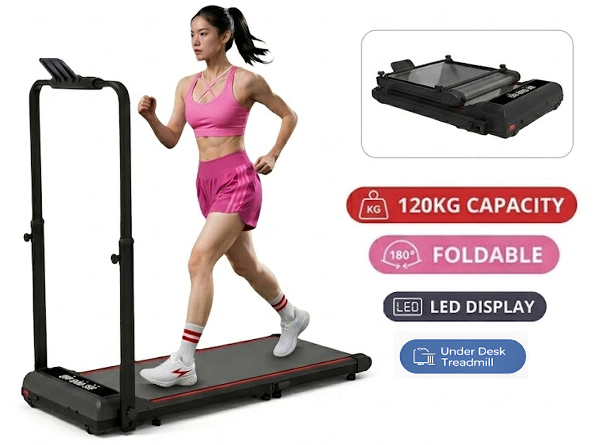 Foldable Walking Pad Treadmill Compact Flat