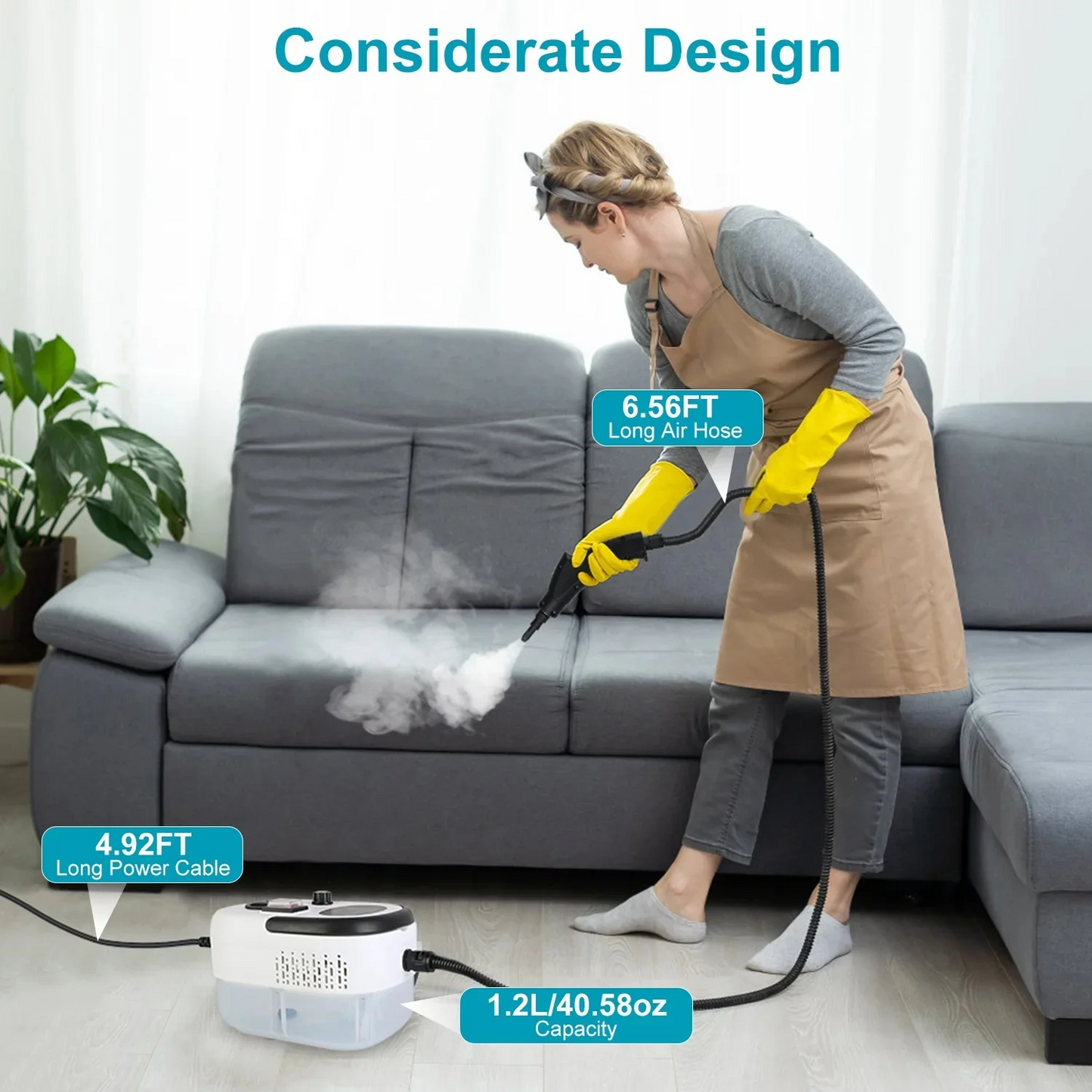 2500W High Pressure Steam Cleaner