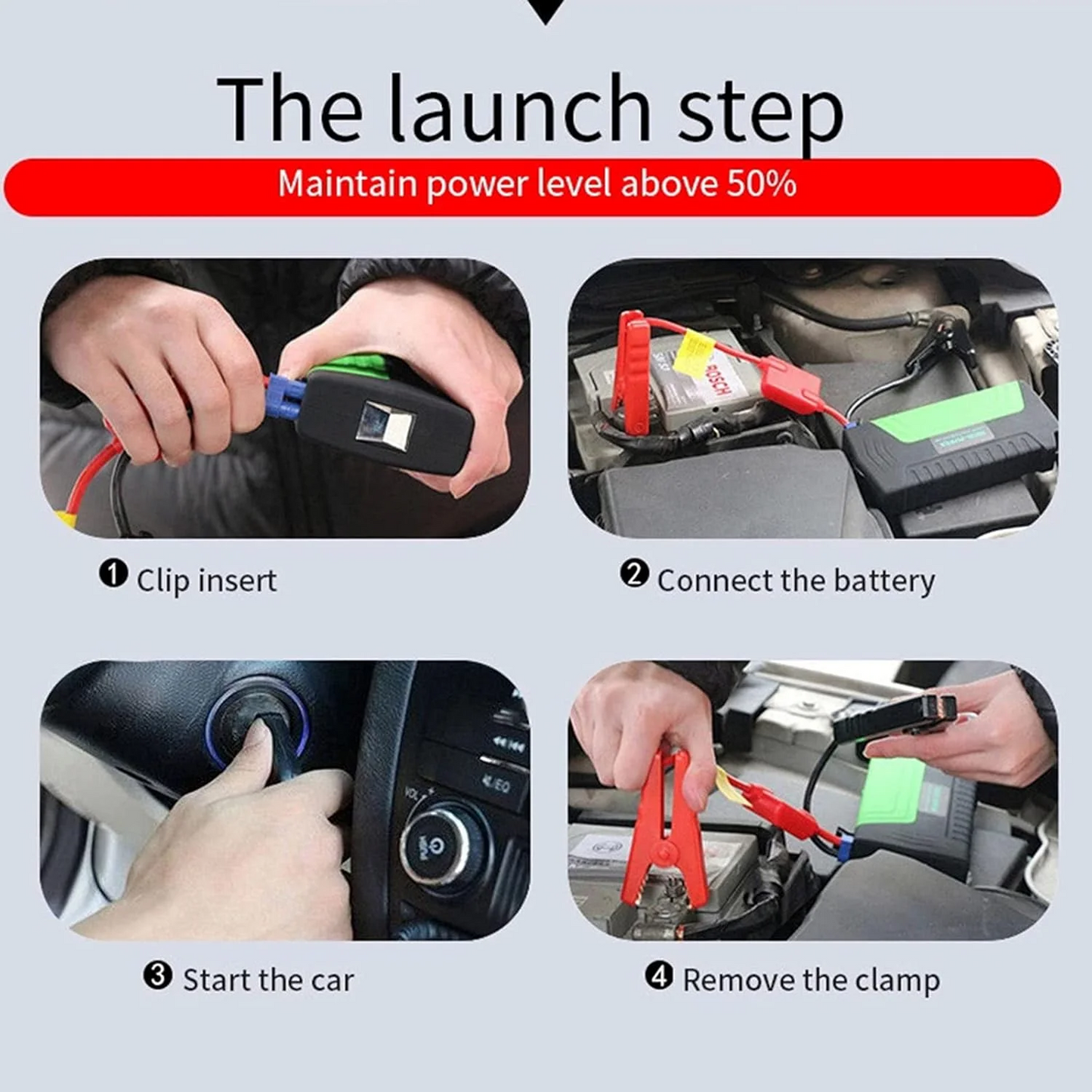 Car Jump Starter Power Bank Laptop Charger