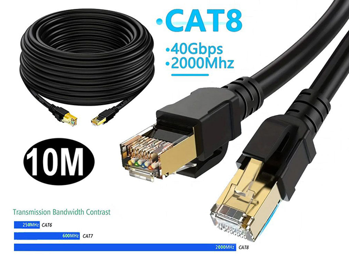 LAN Cable CAT8 Ethernet Cable 10m
