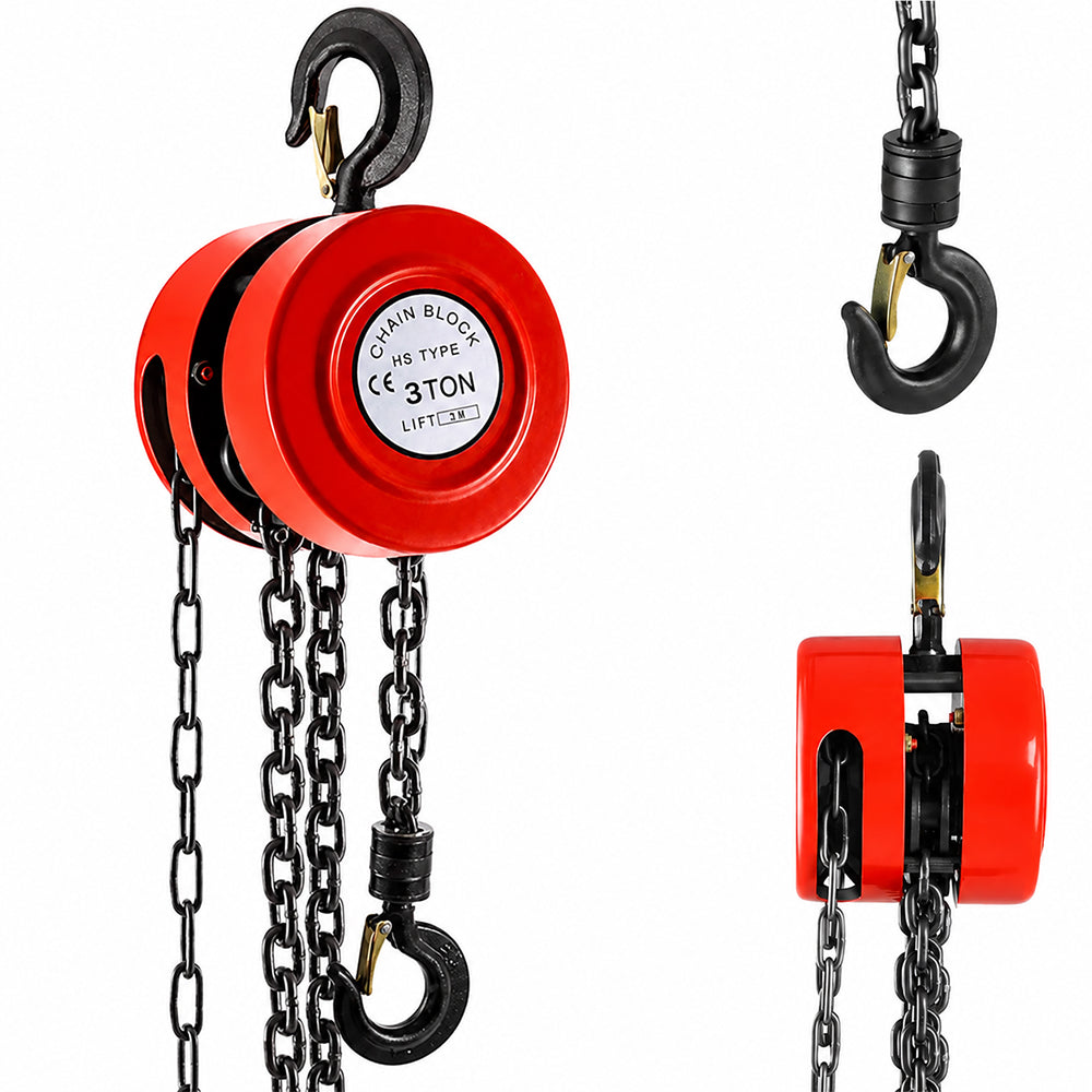 3M Chain Block & Tackle Hoist 3T