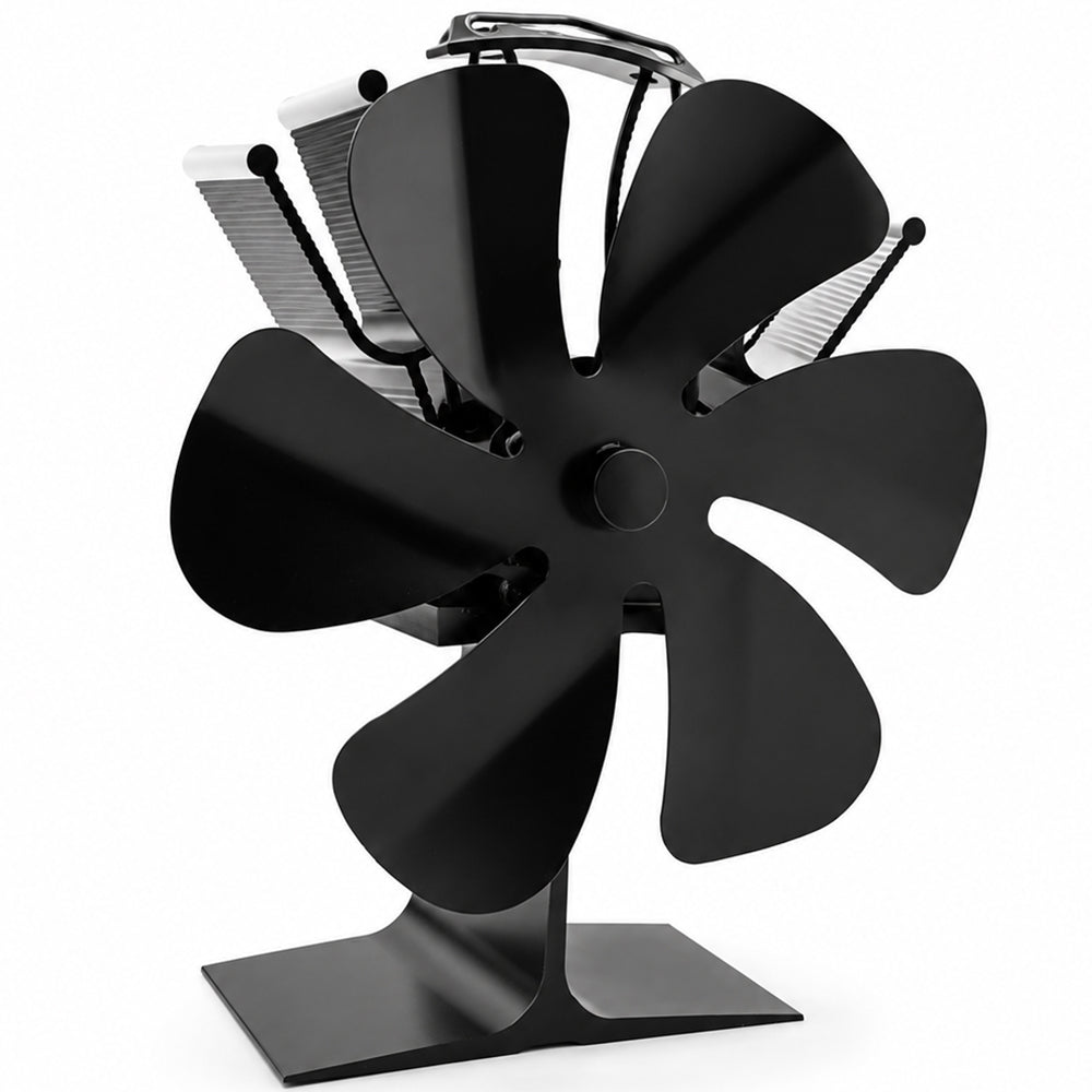 Heat Powered Stove Fireplace Fan