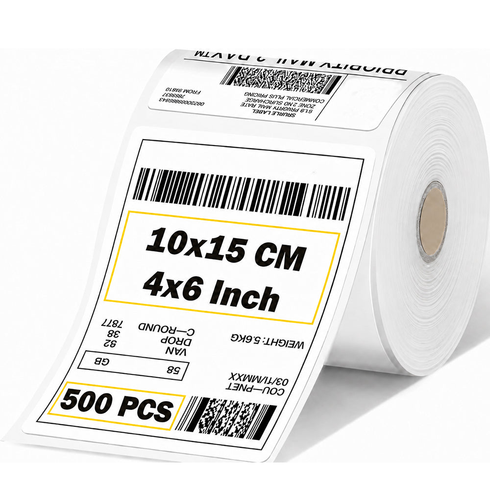 Direct Thermal Labels 100 x 150mm 500 Labels Courier Labels