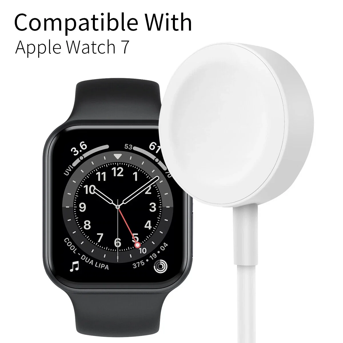 Apple Watch charger NZ displaying original chipset label