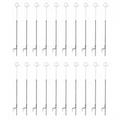 20x Electric Fence Pigtail Posts Steel Tape Fencing Electric Fencing