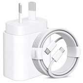 20W iPhone Fast Charger with USB-C to USB-C