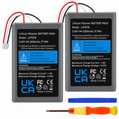 2-Pack 2650mAh PS5 Controller Battery Replacement