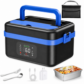 Portable Self Heating Electric Lunch Box Food Warmer