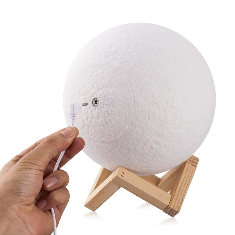Remote 3D Moon Lamp 20cm