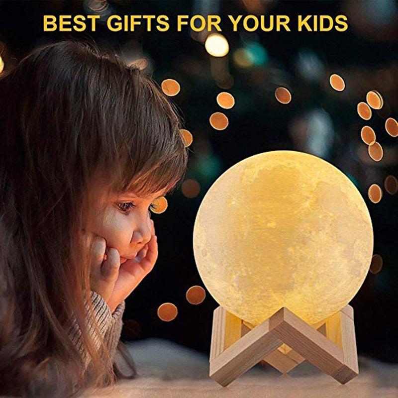 Remote 3D Moon Lamp 20cm