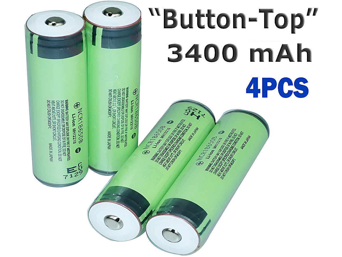 18650 Battery Rechargeable 4pcs