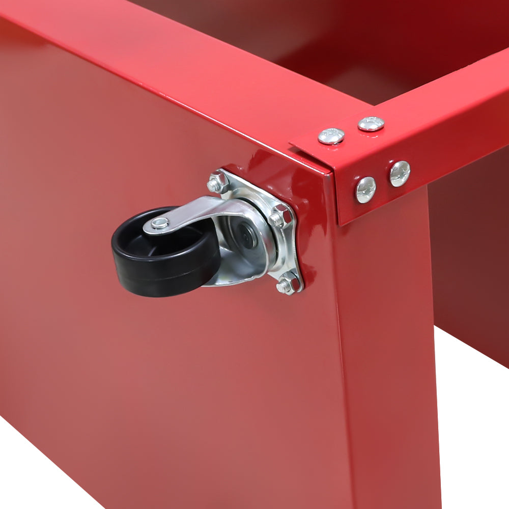 Tool cart trolley demonstrating rust-resistant powder coating