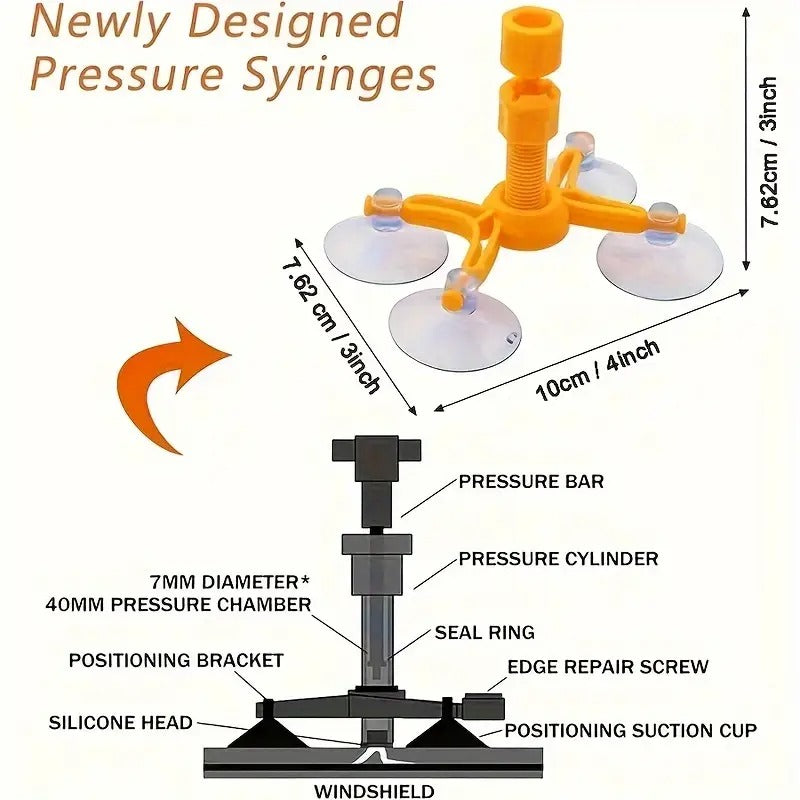 Car Windshield Repair Kit