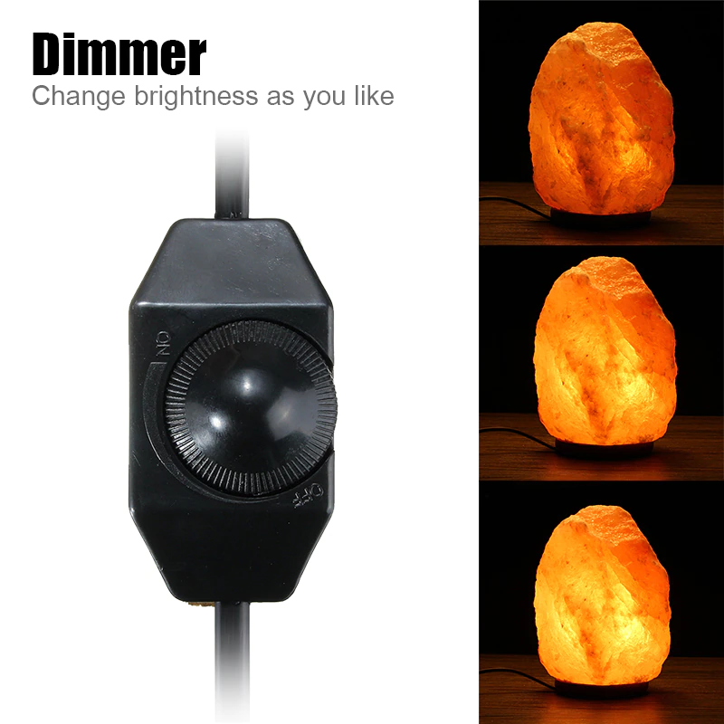 Black salt lamp cable with Australian standard plug