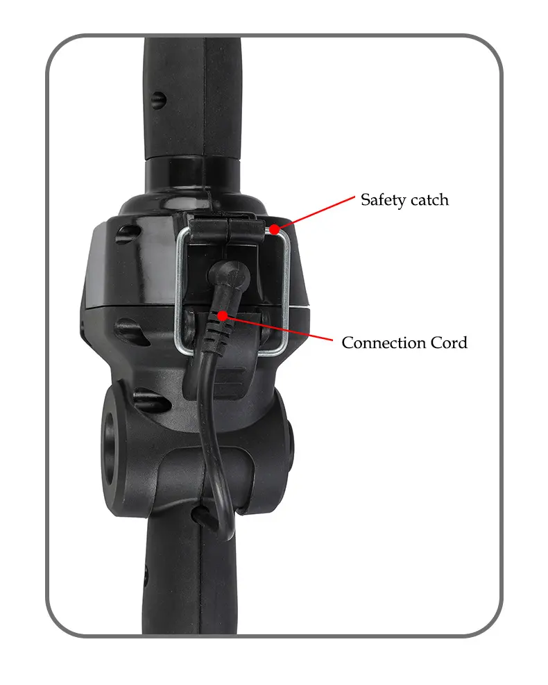 Mini Chain saw cordless power chain saw with included charger and tools set displayed