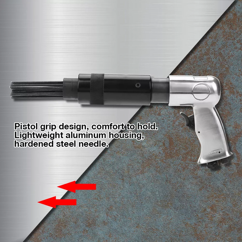 19 Pin Needle Scaler Pneumatic Air Gun Pistol Air Tool Rust Remover