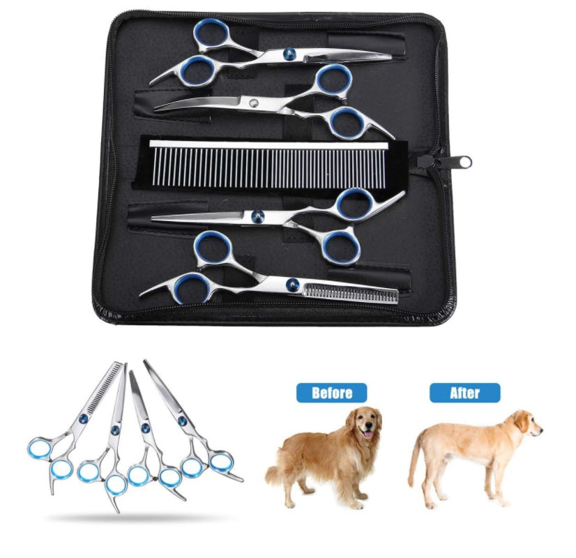 Dog Grooming Scissors 5 in 1