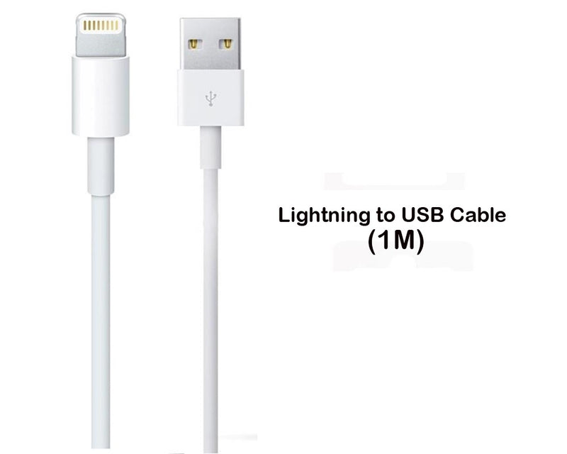 1 Meter USB Charging Cable For iPhone iPad White