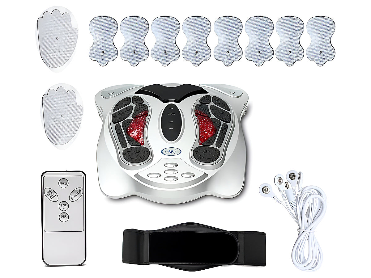 Electromagnetic Foot Massager Silver