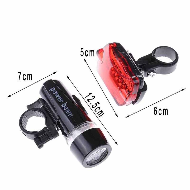 Bike lights used during outdoor camping at night