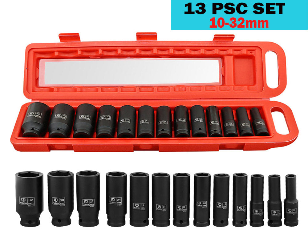 1/2" Deep Impact Socket Set 10-32mm