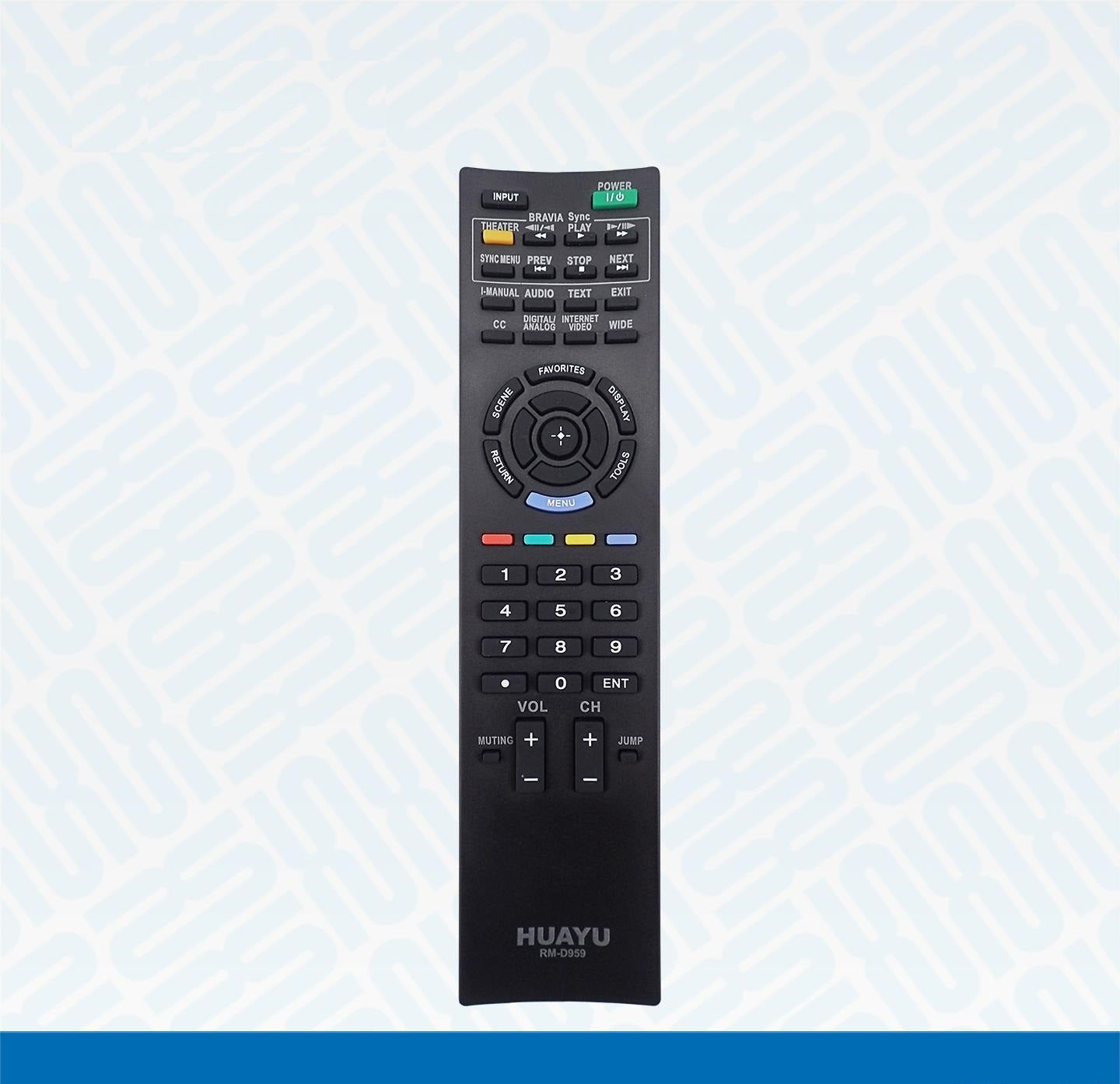 Sony TV remote with built-in sleep timer feature