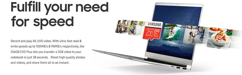 Samsung 256GB EVO Plus Micro SD Card