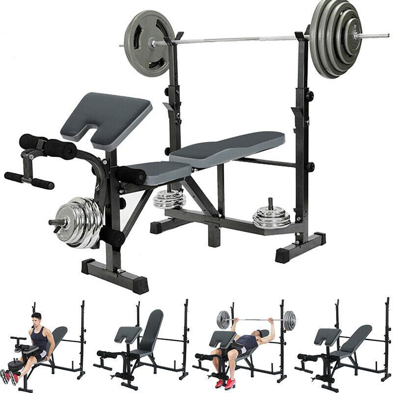 Detail of adjustable height mechanism on weight bench