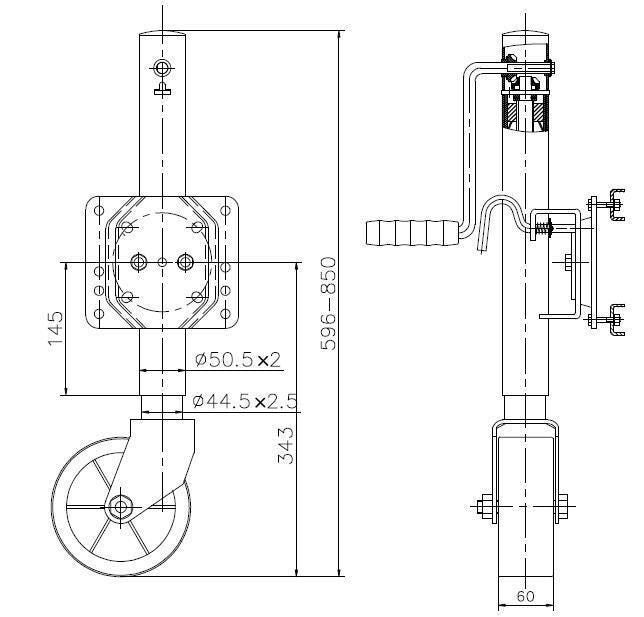 Jockey wheel