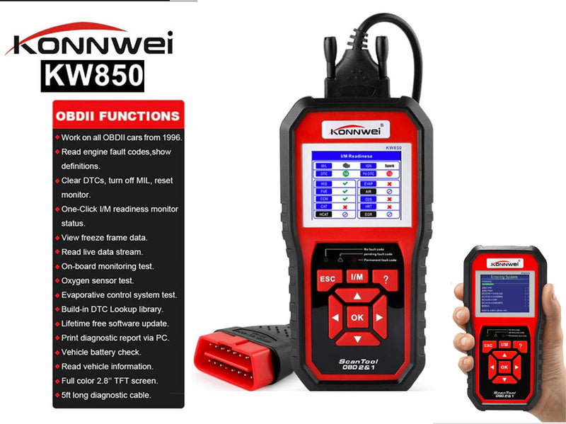 KONNWEI KW850 OBD2 Scanner