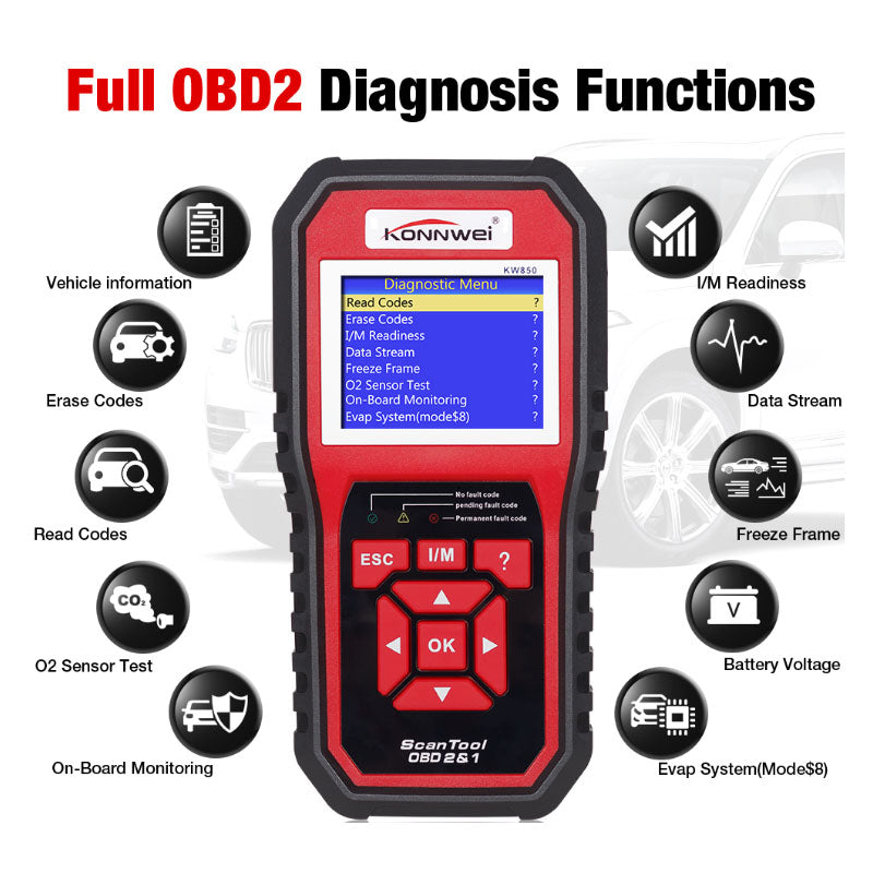 KONNWEI KW850 OBD2 Scanner