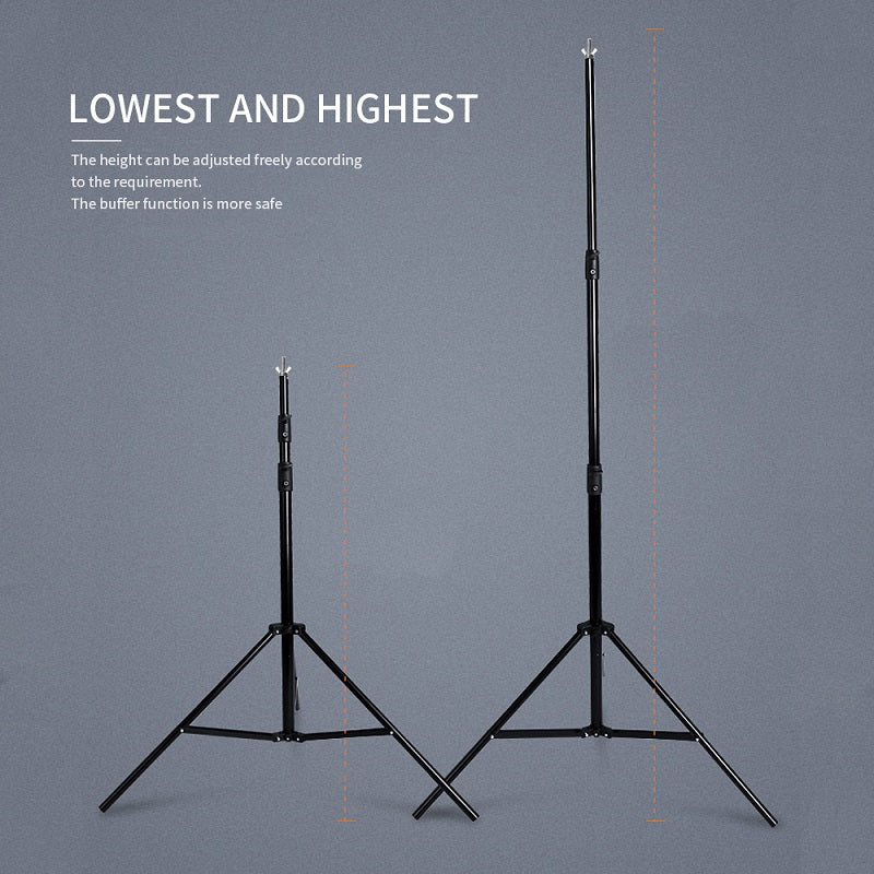 Close up of aluminium crossbar on photography background stand