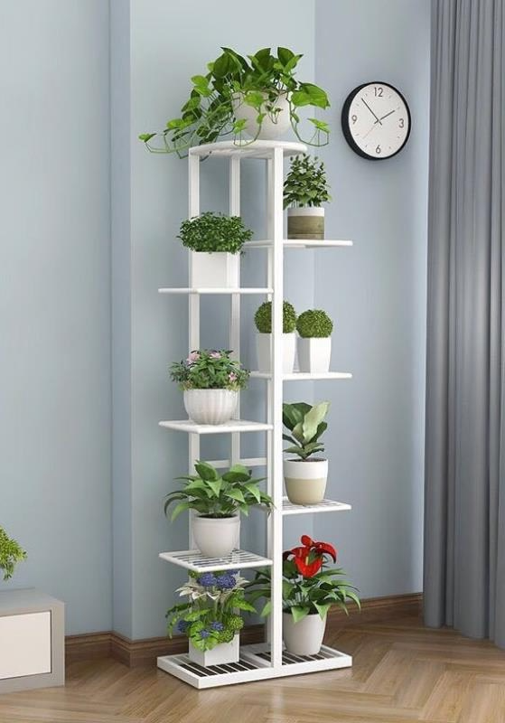 8 Tier Flower Stand Plant Pot Rack 9 pots