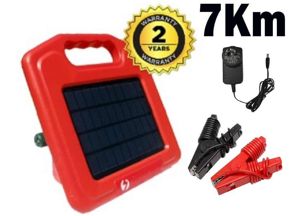 Solar Electric Fence Energiser 7KM