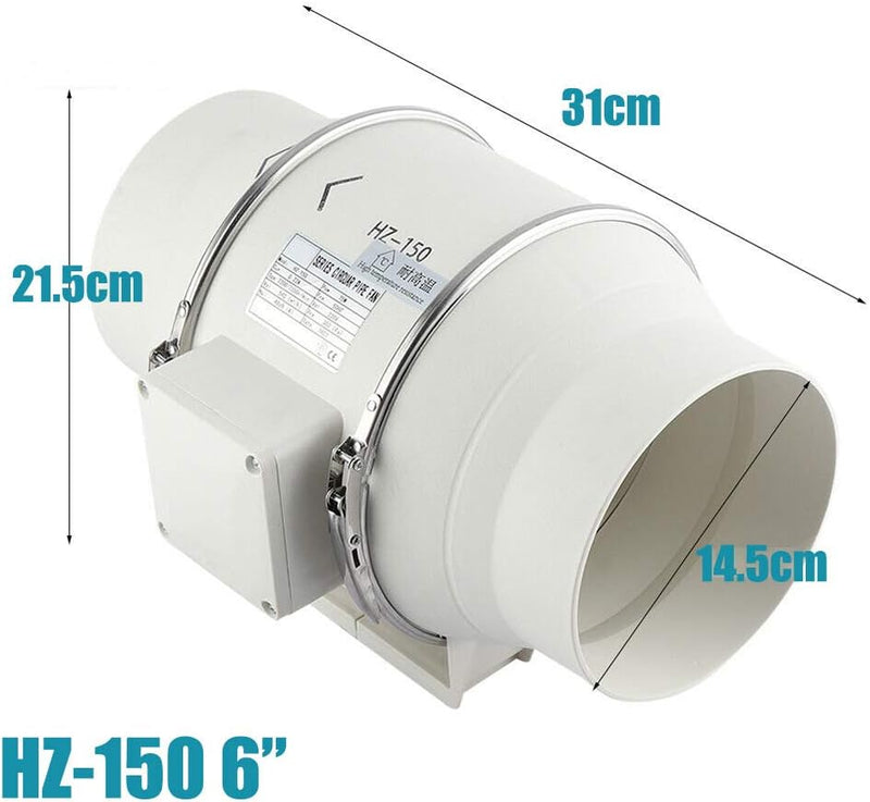 Inline Extractor Fan Exhaust Duct