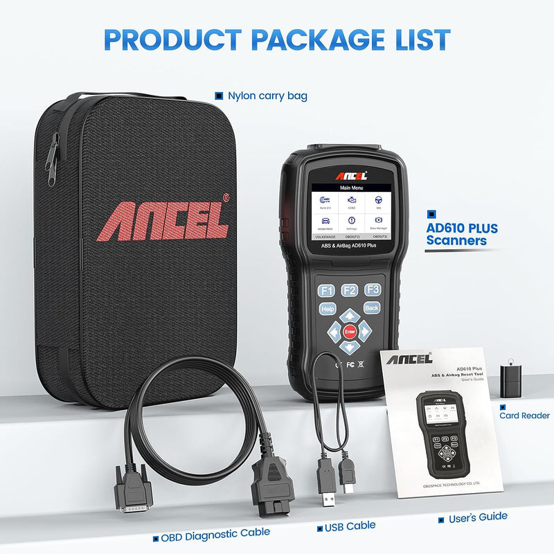 Ancel AD610 OBD2 Scanner